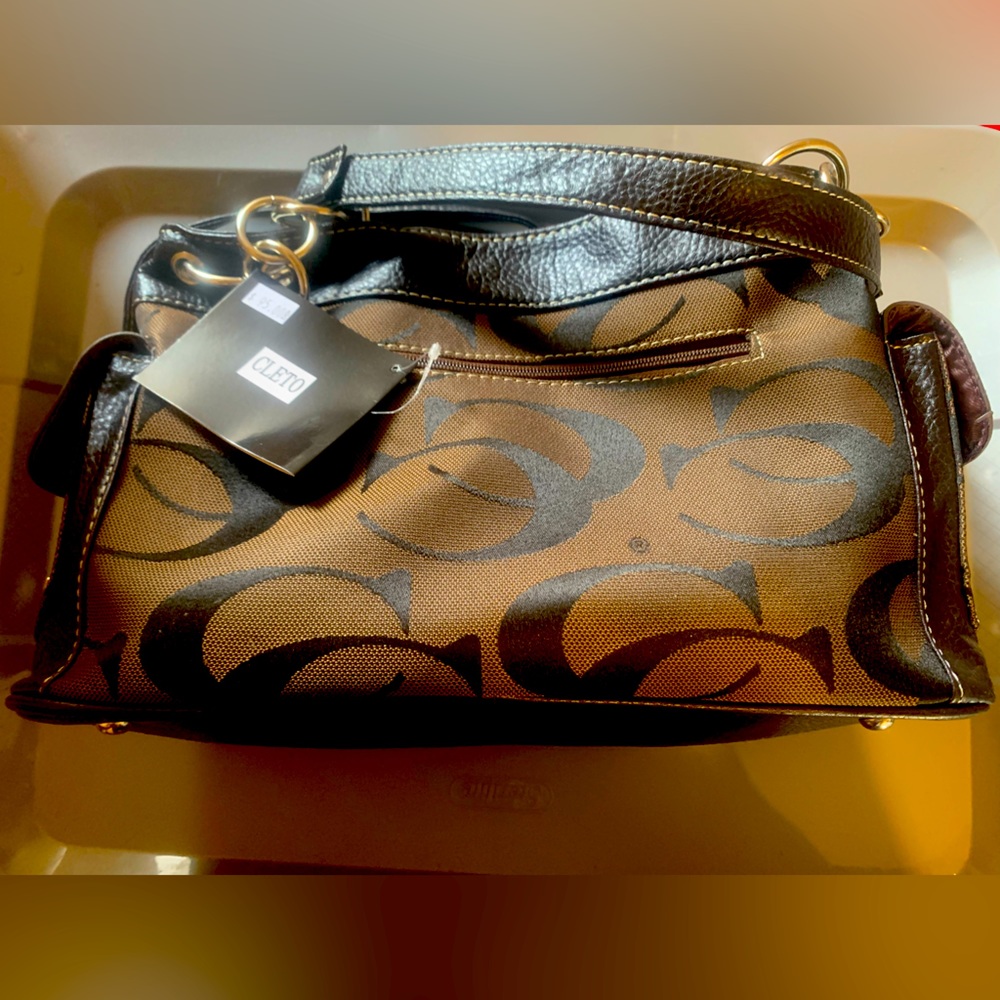 Brown Cleto hand bag, new with tags.